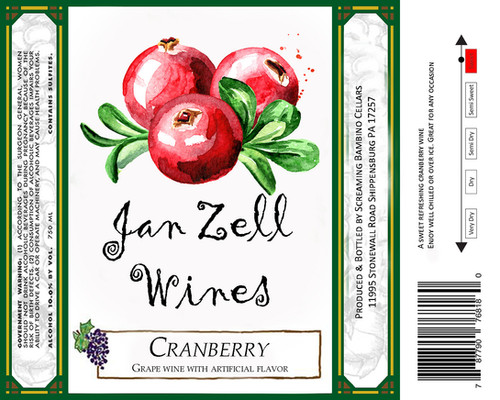 Cranberry | Jan Zell Wines