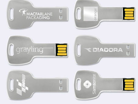 Utilice memorias USB con forma de llave para liberar todo el potencial de su marca