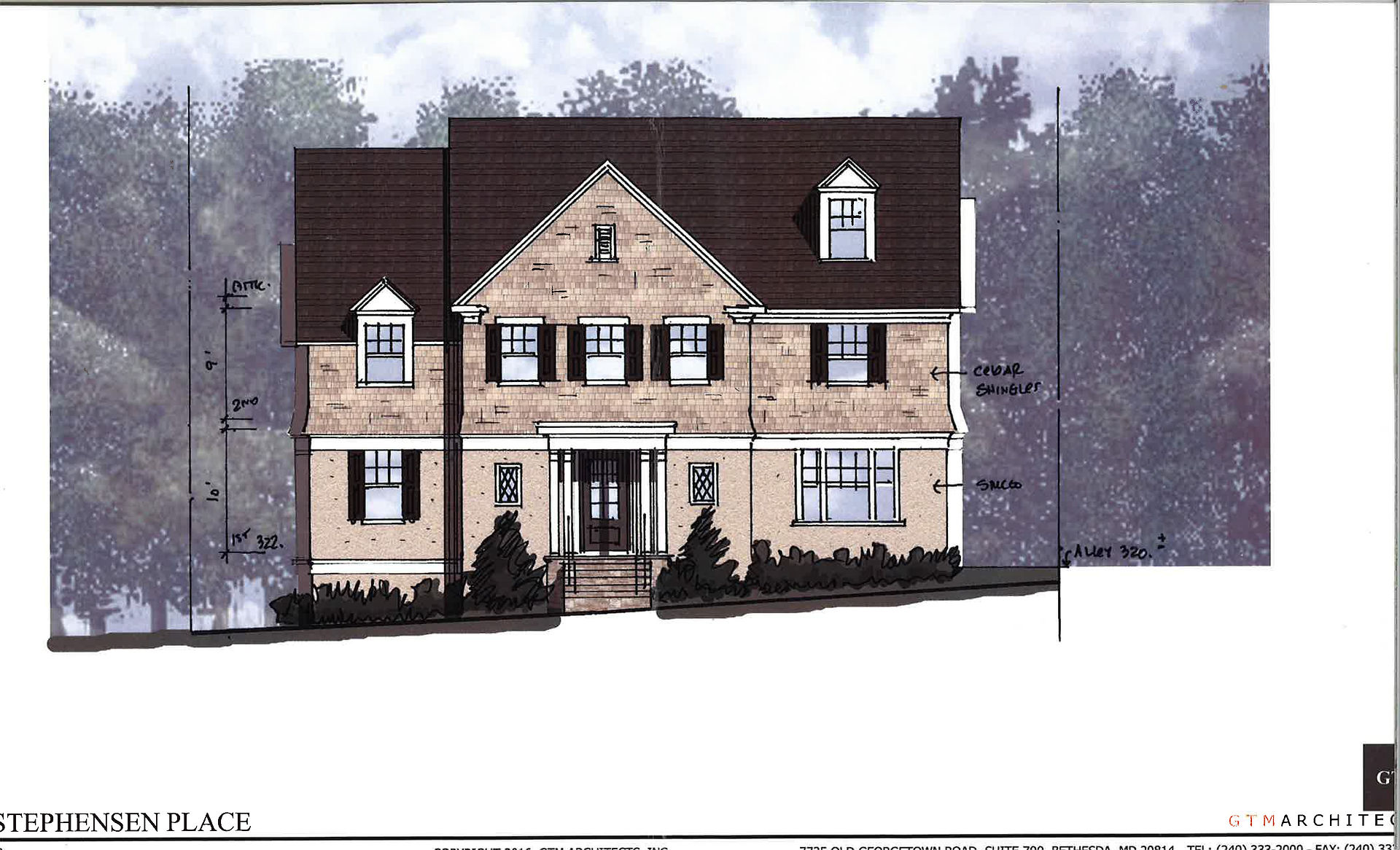 A rendering of the finished product.