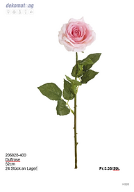 206828-400
Duftrose
52cm
24 Stück an Lager Fr.3.35/Stk.