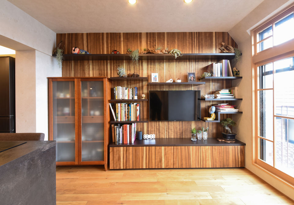 木の色柄合わせも楽しい