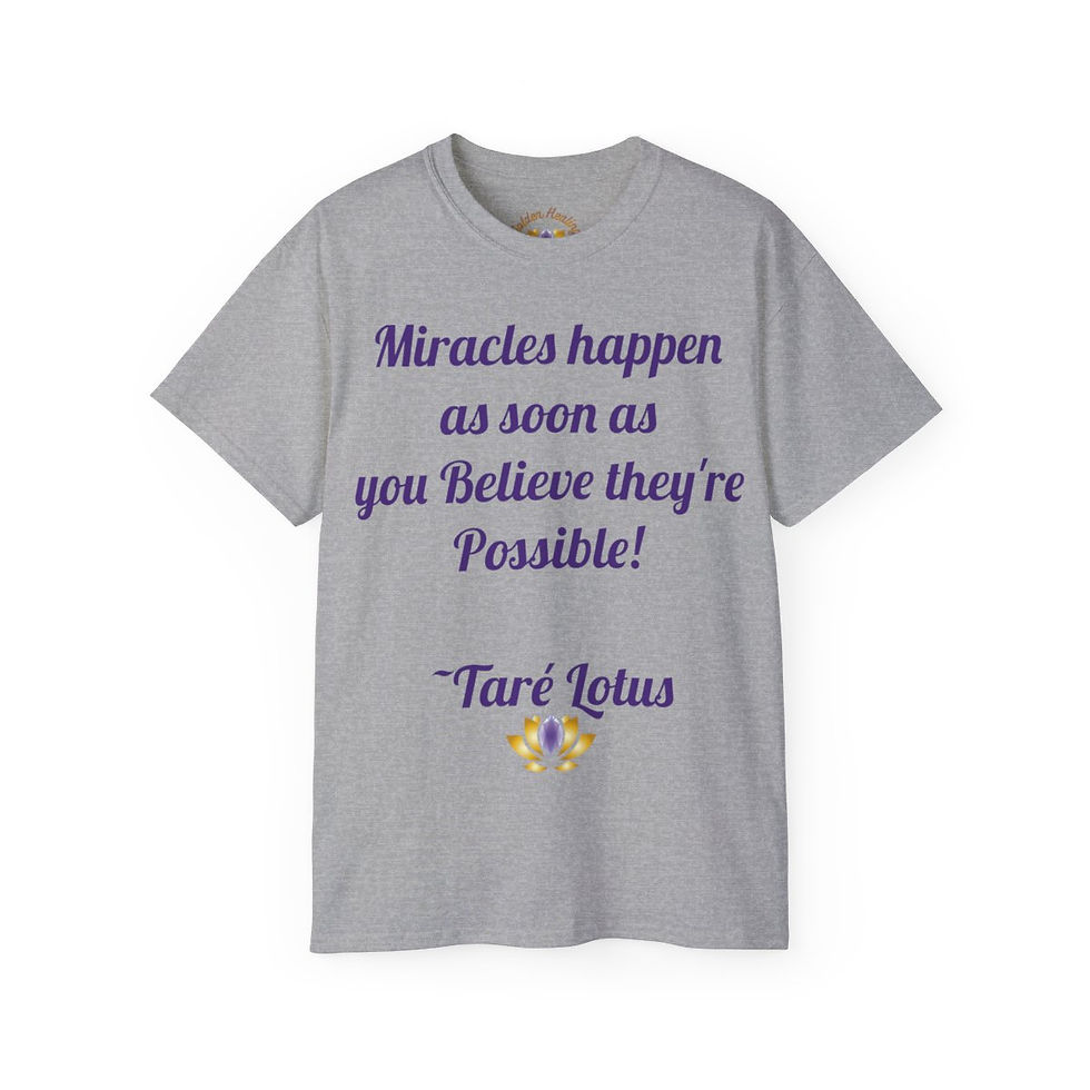 Thumbnail: Believe in Miracles! - Unisex Tee