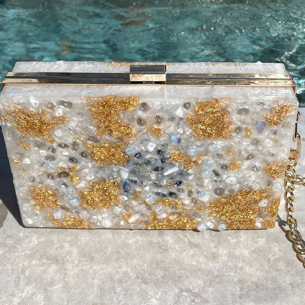 Miniatura: Costum Orgonite Crystal Purse