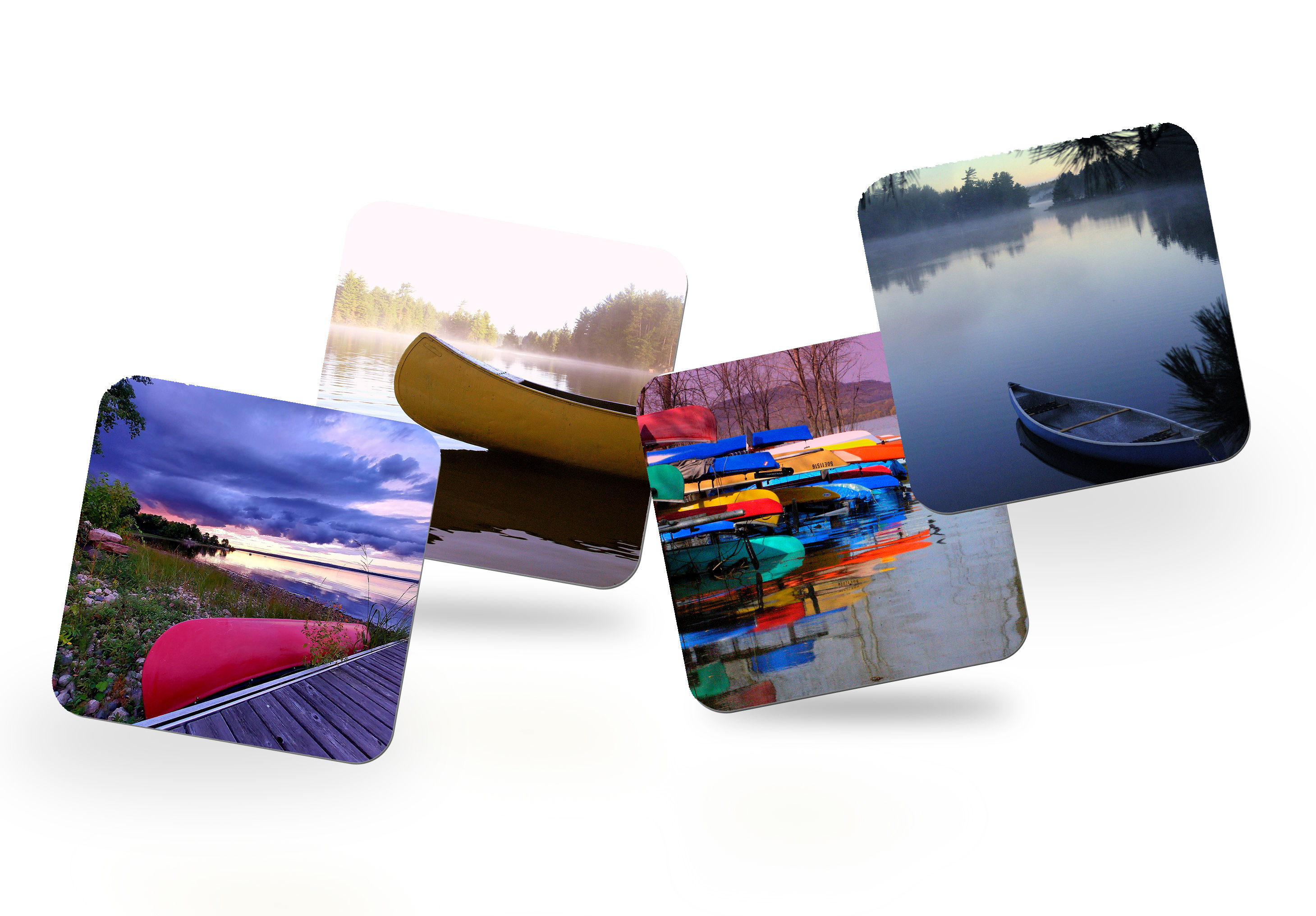 Canoes, Hudson, Quebec