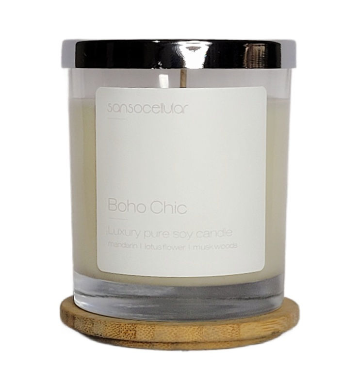Boho Chic Signature Pure Soy Candle I 60 Hours
