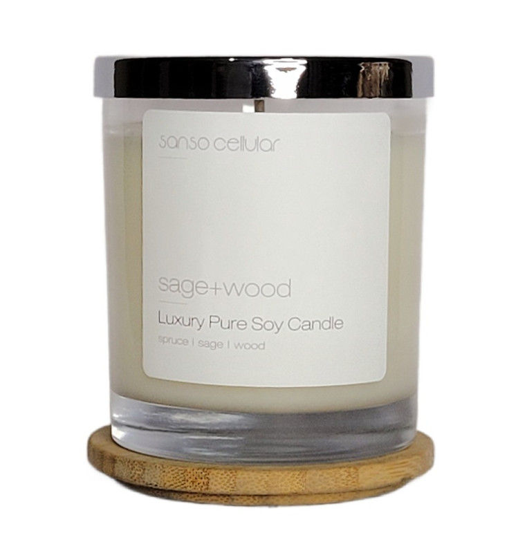 Sage+Wood Signature Pure Soy Candle I 60 Hours