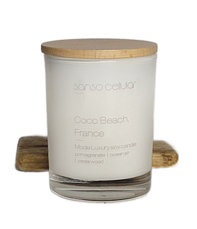 Coco Beach France Signature Pure Soy Candle I 19 Hours