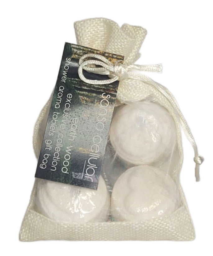 Earth I Wood Aroma Shower Steamer Tablet Gift Bag Brisbane