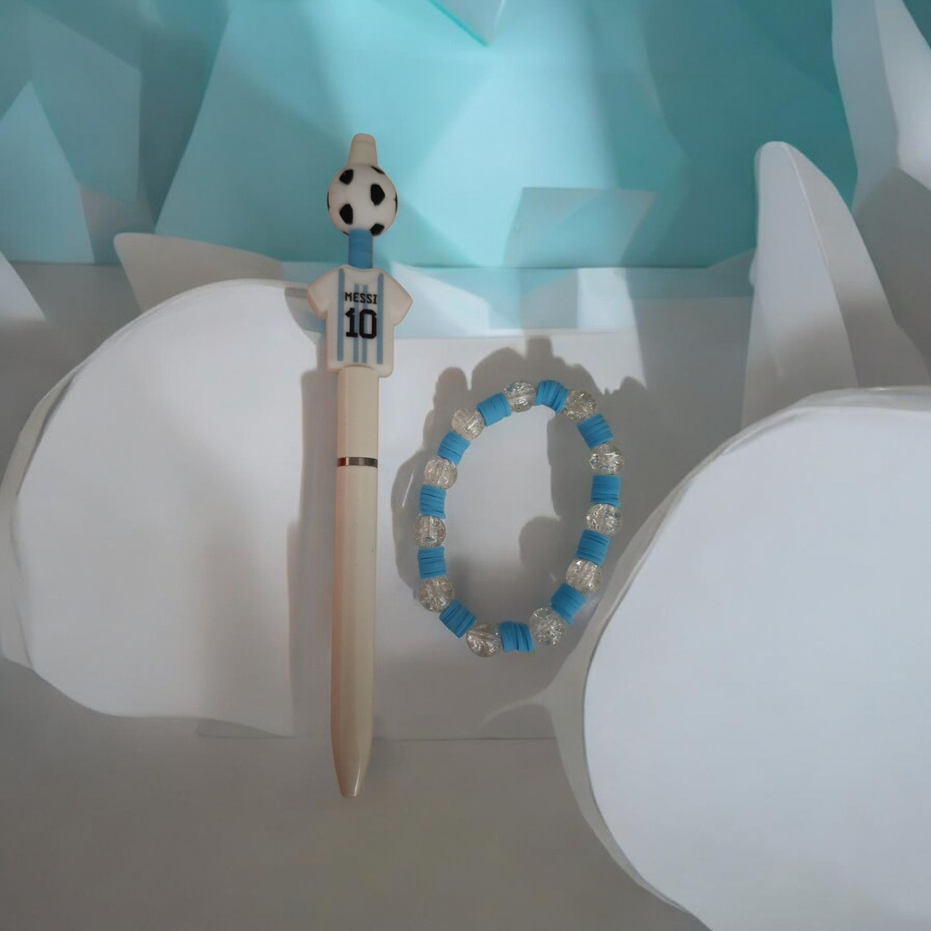 Soccer Pen + Bracelet