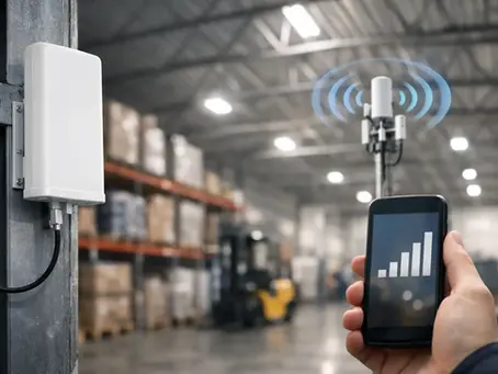 Como melhorar cobertura celular em galpão