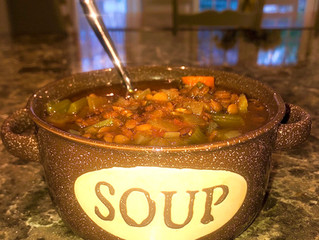 Quarantine Slow Cooker Lentil Soup