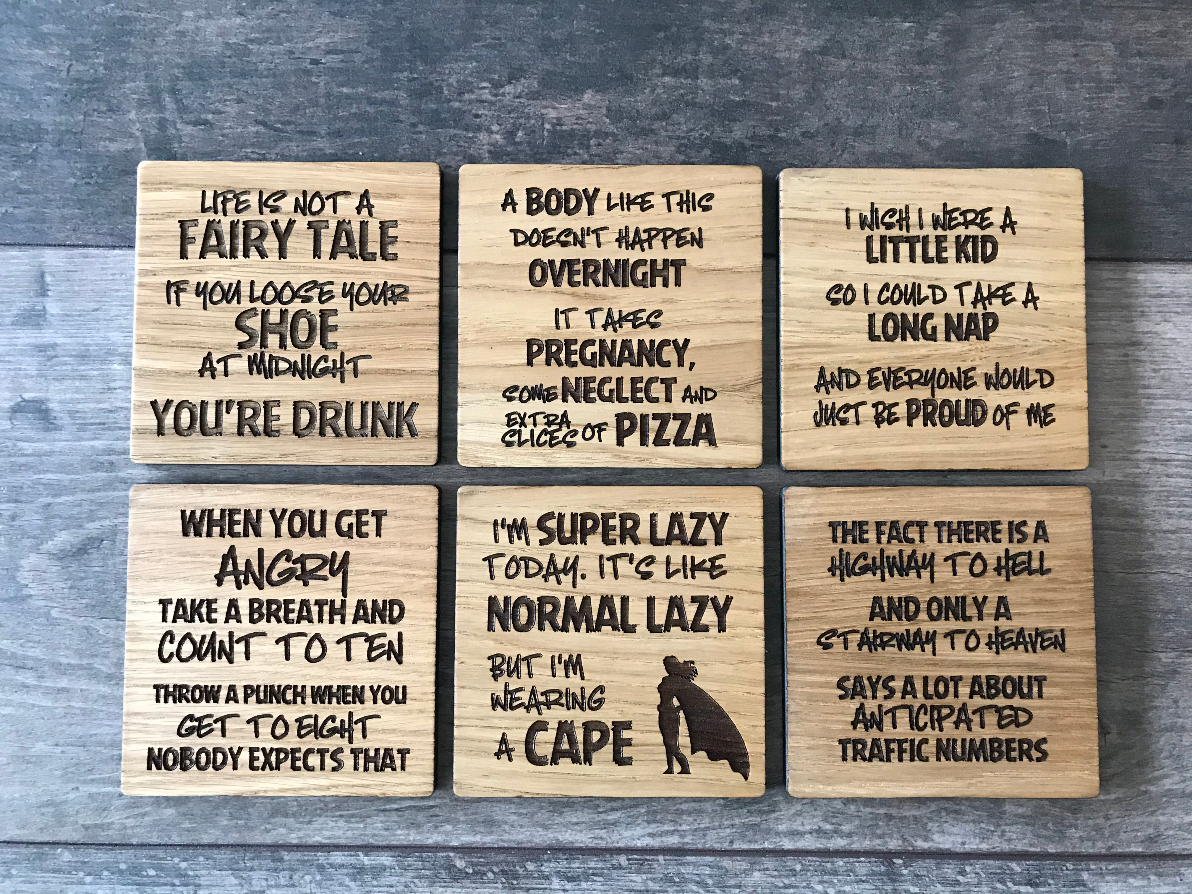 6 coasters