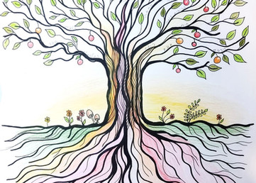 ציור מדיטטיבי, ציור עץ