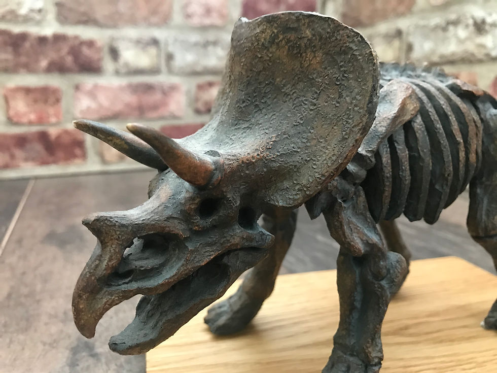 Thumbnail: triceratops model on stand
