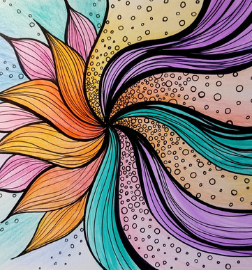 ציור מדיטטיבי וזנטנגל