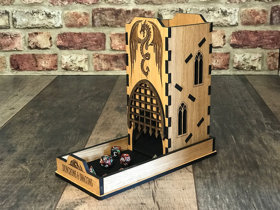 Thumbnail: Dice Tower & Tray set -  Dragon's Keep