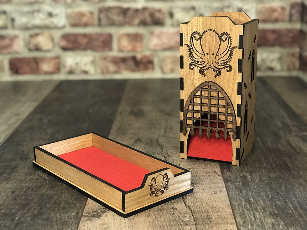 Thumbnail: Dice Tower & Tray set - Kraken's Keep