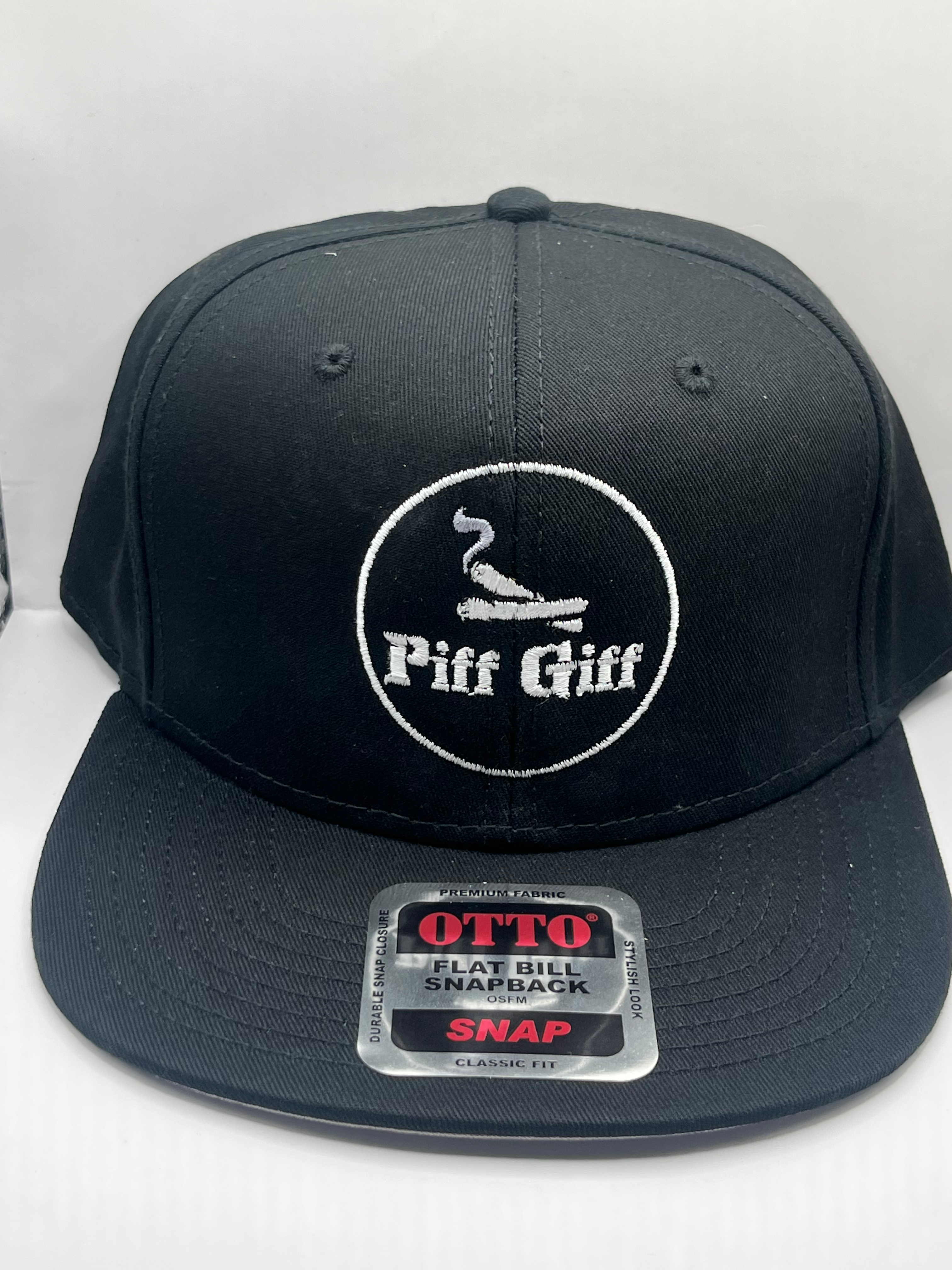 Piff GiffFlat Bill Snapback – Black