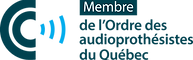Membre de l'Ordre des audioprothésistes du QUébec