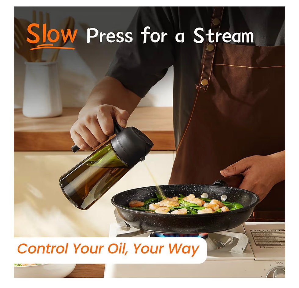 Miniatura: TrendPlain 470ml Olive Oil Spray Bottle - 2 in 1 Olive Oil Dispenser Bottle for 