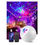 Thumbnail: White galaxy projector, smartphone, remote, colorful nebula star projection