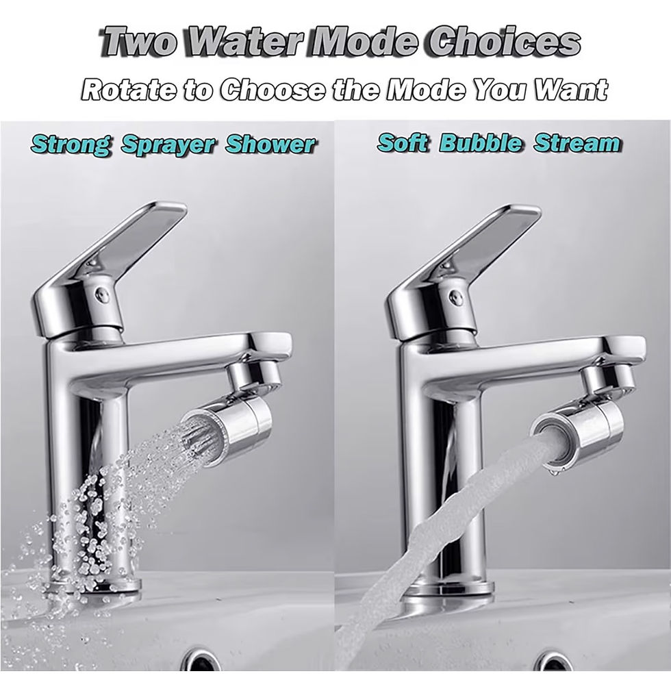 Миниатюра: Kitchen Tap Spray Head, 360° Swivel Spout Kitchen Sink Tap, Tap Faucet Attachmen
