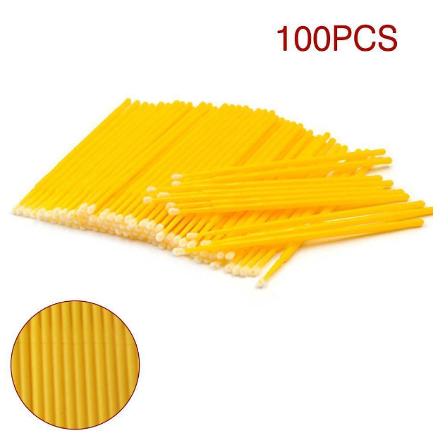 Thumbnail: Bundle of 100PCS yellow ink sticks, close-up with a section detail.