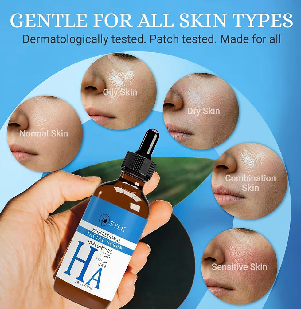 Thumbnail: Hyaluronic Acid Serum for Face with Vitamin C & E | Microneedling Serum for Derm