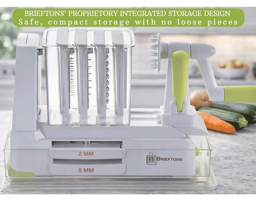 Thumbnail: Brieftons 7-Blade Vegetable Spiralizer: Zucchini Spiral Slicer & Veggie Noodle M