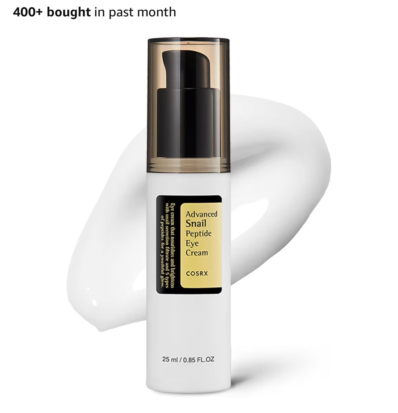 COSRX Snail Peptide Eye Cream with 73.7% Snail Mucin & Niacinamide for Fine Line