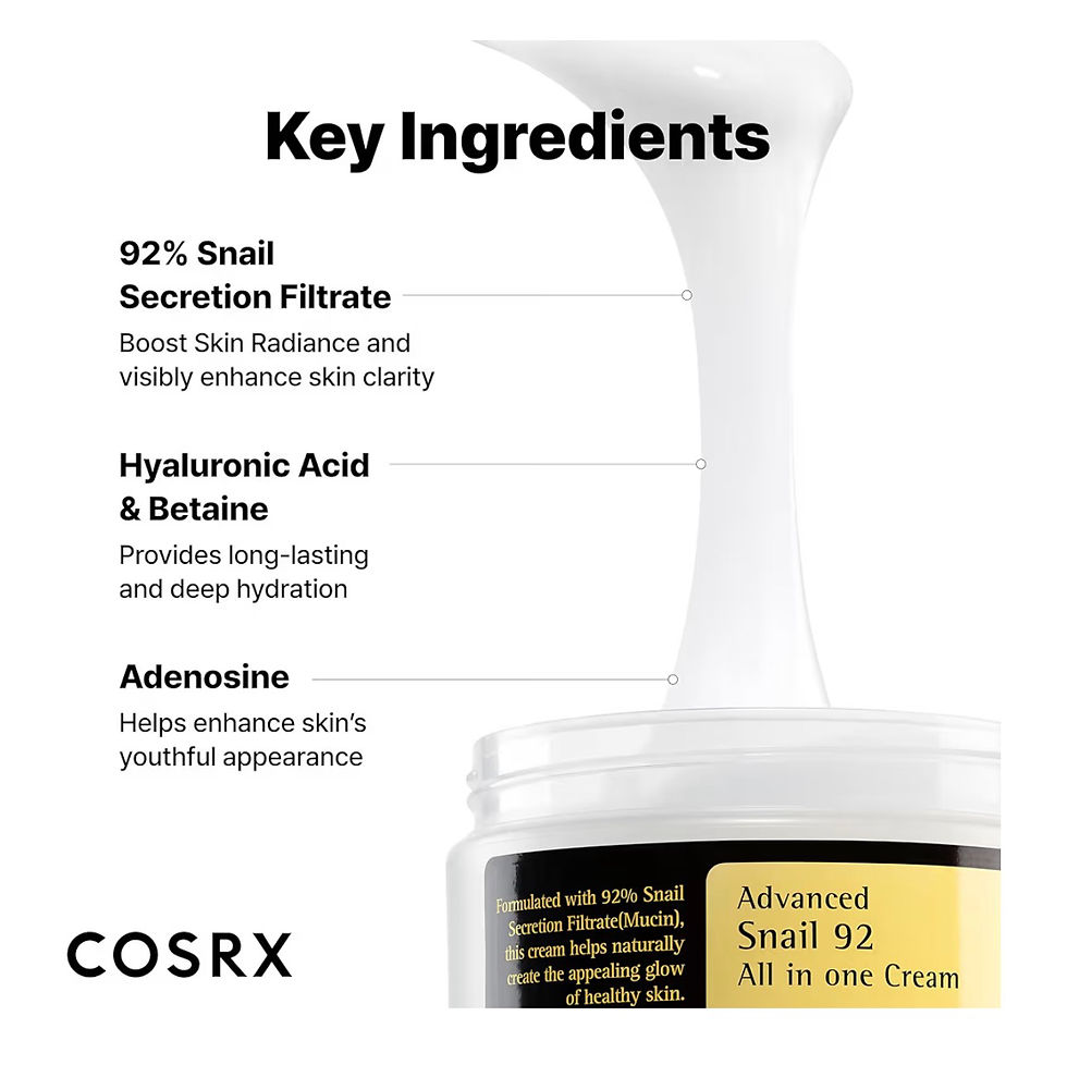 Thumbnail: COSRX Advanced Snail 92 All in One Cream Korean Snail Mucin Face Cream & Gel Moi