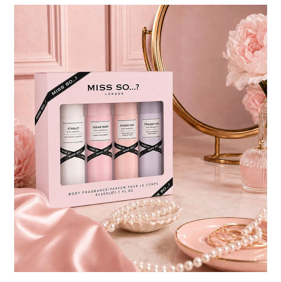 Thumbnail: Miss So...? Mini Galore Womens Body fragrance Gift Set 4x50ml