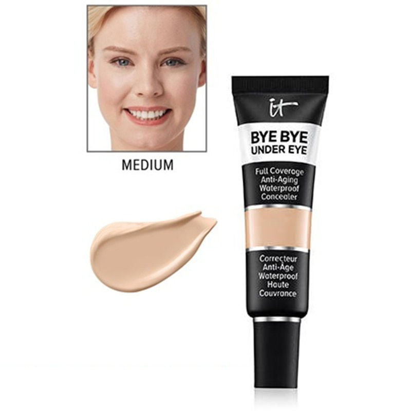 Miniatura: IT Cosmetics Bye Bye Under Eye concealer, Medium shade, Face Concealer Make Up Full Cover Base Foundation.