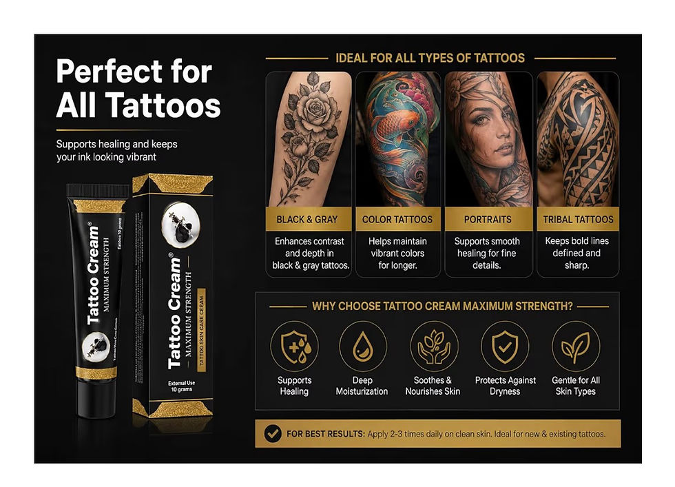 Thumbnail: Tattoo/Laser/PMU/Piercing moisturiser. Before, During and After - 10g Tube