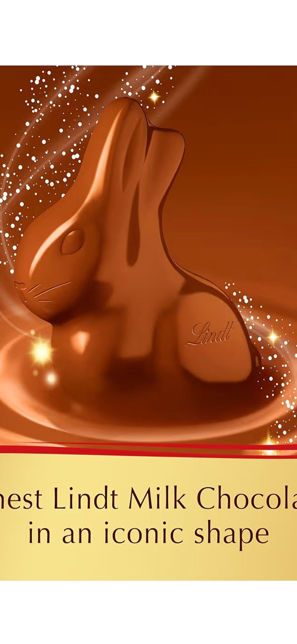 Thumbnail: Lindt Milk Chocolate Bunny with flowing chocolate, Finest Lindt Milk Chocolate in an iconic shape