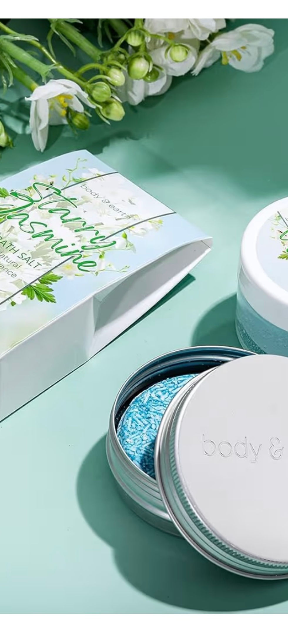Miniaturbild: BODY & EARTH Bath Sets for Women, gift set with Jasmine scent, Spa set