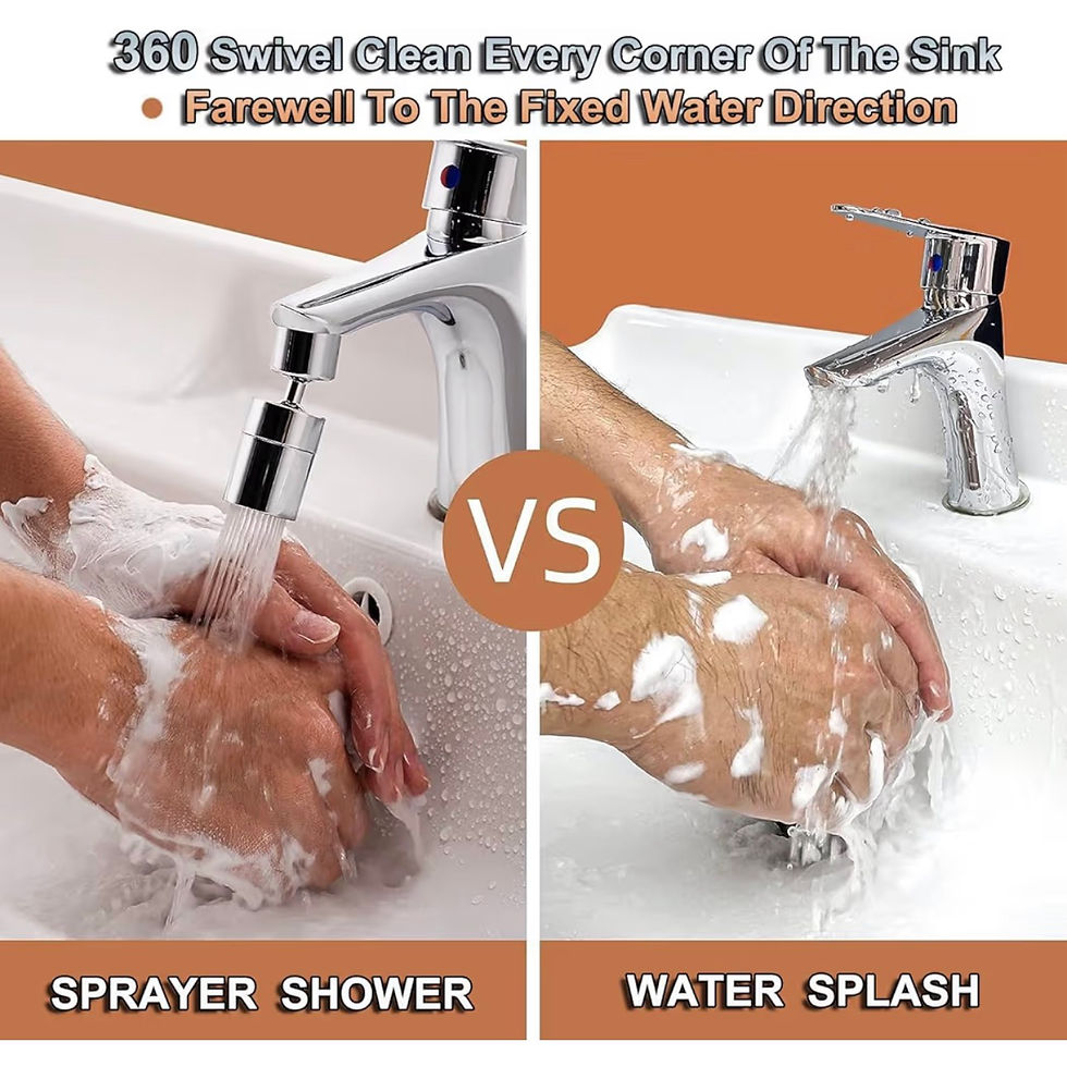 Miniaturbild: Kitchen Tap Spray Head, 360° Swivel Spout Kitchen Sink Tap, Tap Faucet Attachmen
