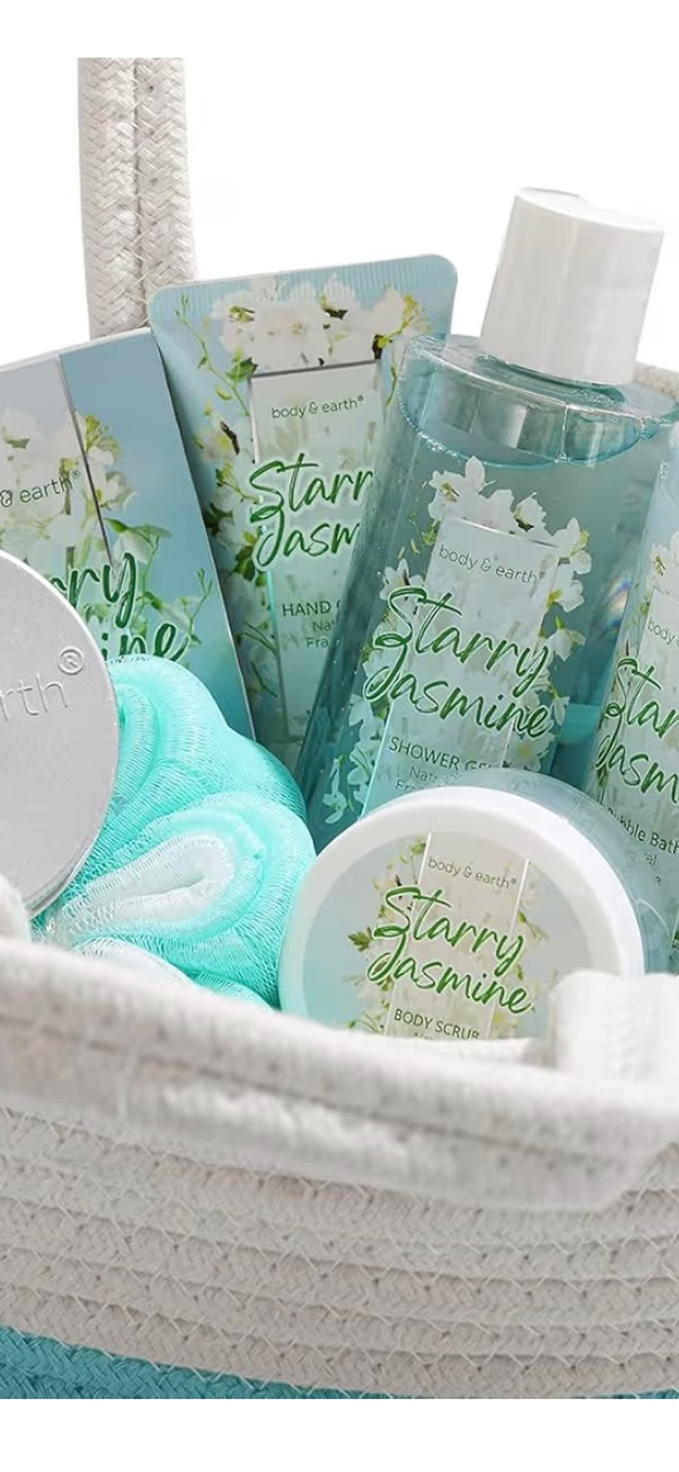 Miniaturbild: Spa gift basket with BODY & EARTH Bath Sets for Women, 11 Pcs Spa Sets