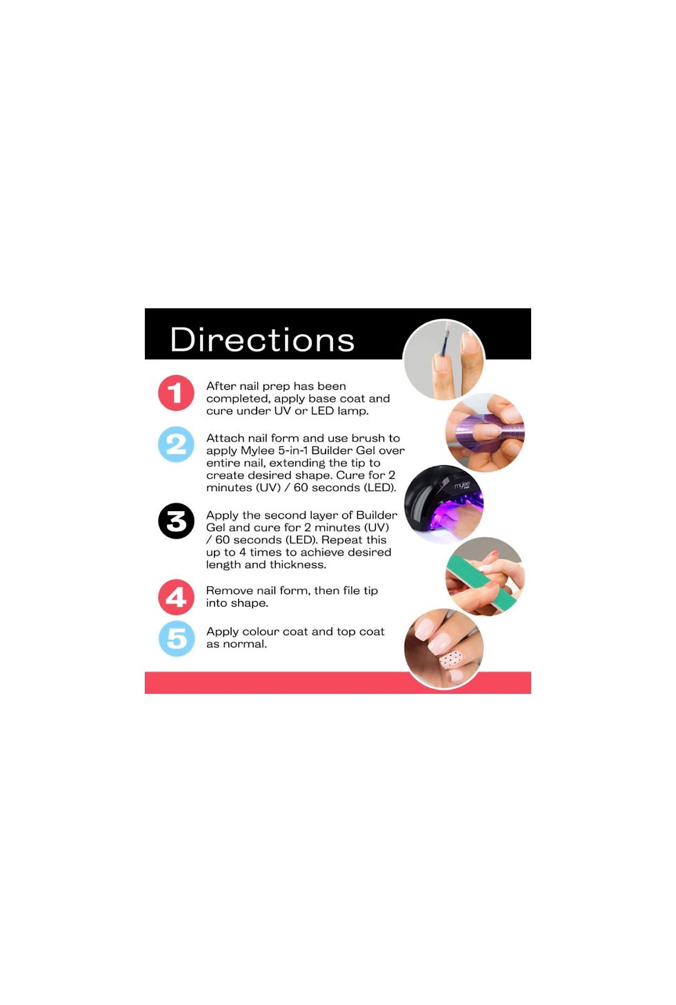 الصورة المصغرة: Directions on nail care from start to finish. Remove nail polish.
