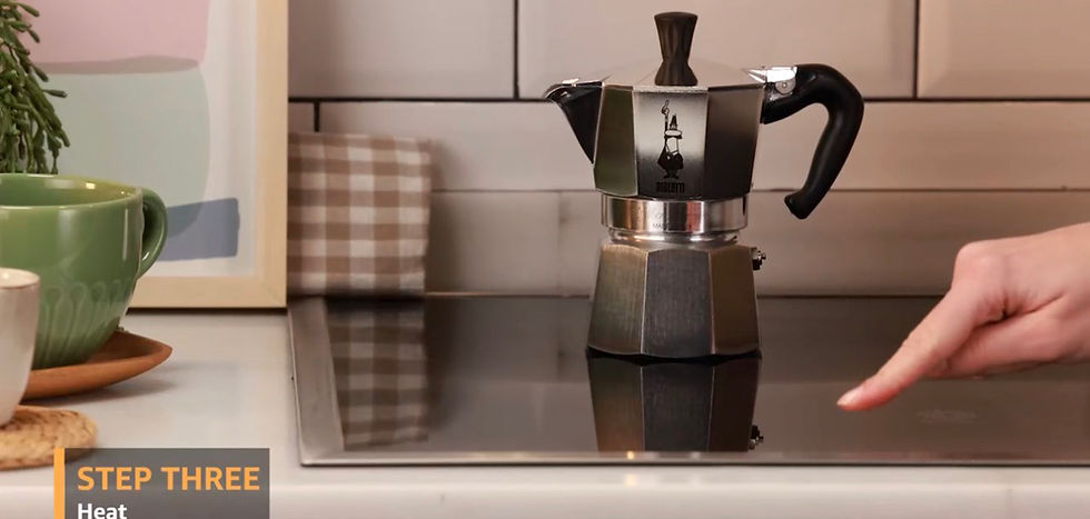Miniaturebillede: Bialetti Moka Express Aluminium Stovetop Coffee Maker (4 Cup),0.19 liters