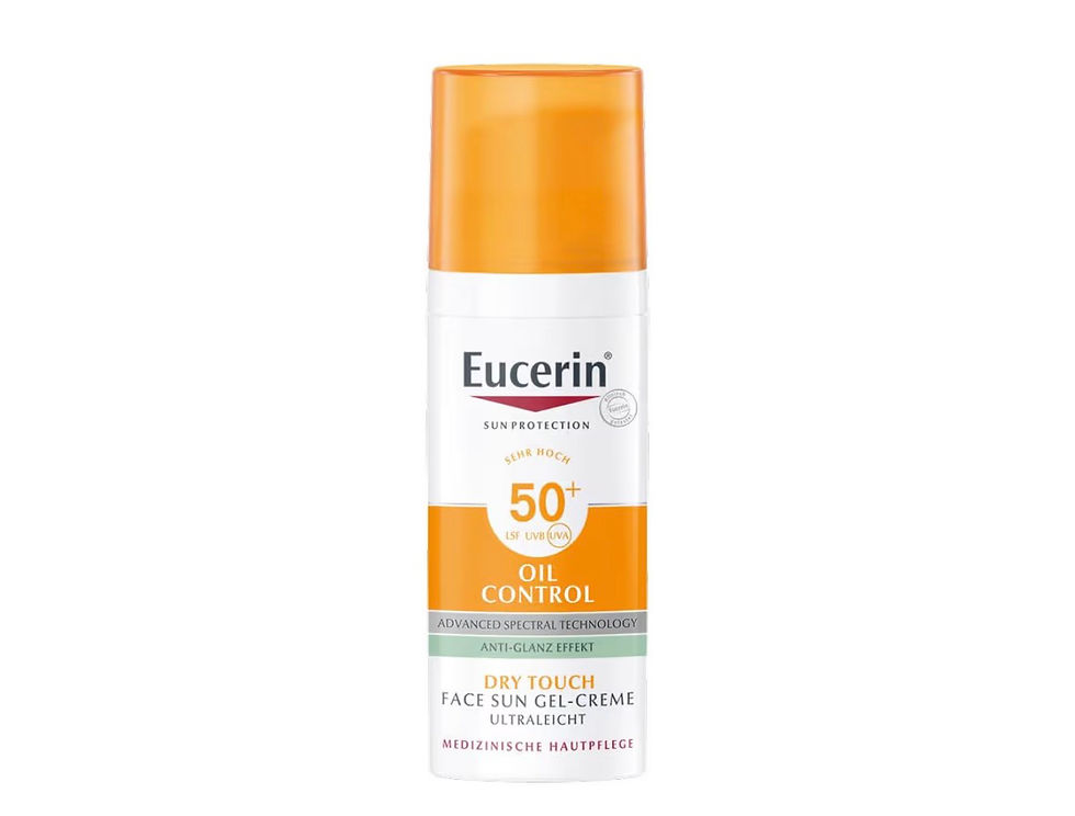 Miniaturebillede: Eucerin Sun Gel Cream Oil Control Anti-Shine Effect SPF 50+ 50 ml