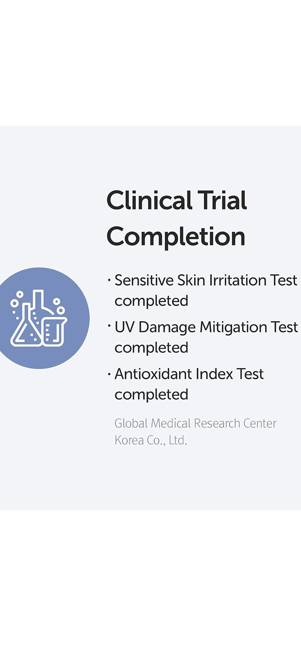 Thumbnail: Clinical Trial Completion, Sensitive Skin Irritation UV Damage Tests completed by research center