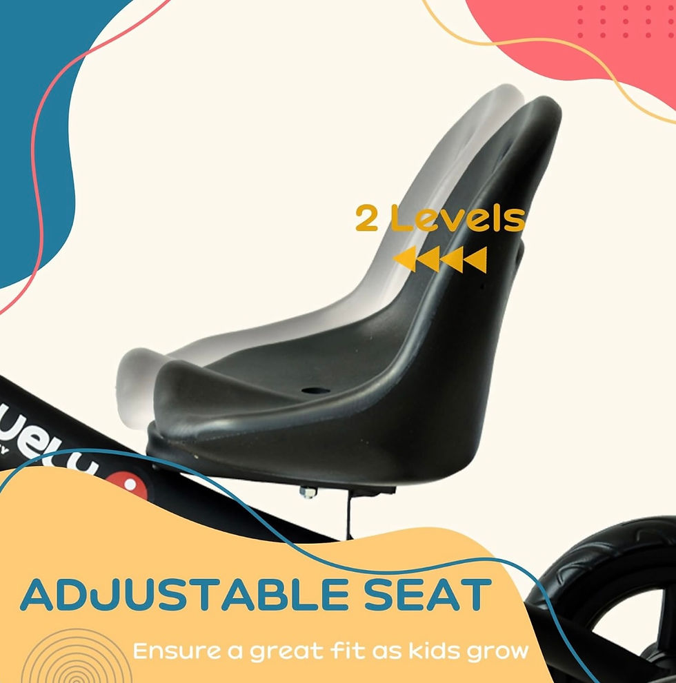 الصورة المصغرة: Adjustable seat with 2 levels, providing a great fit and ride experience.