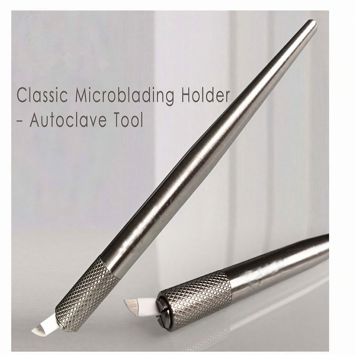 Classic Stainless Steel Microblading Pen - Autoclave Manual SPMU Tool