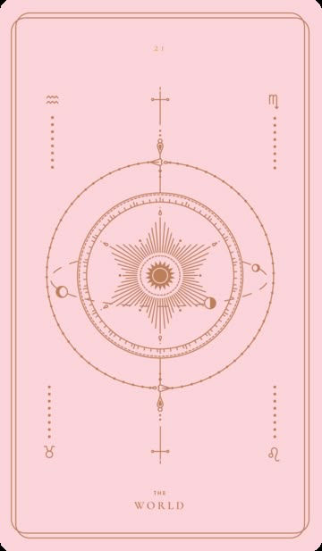 The World tarot card