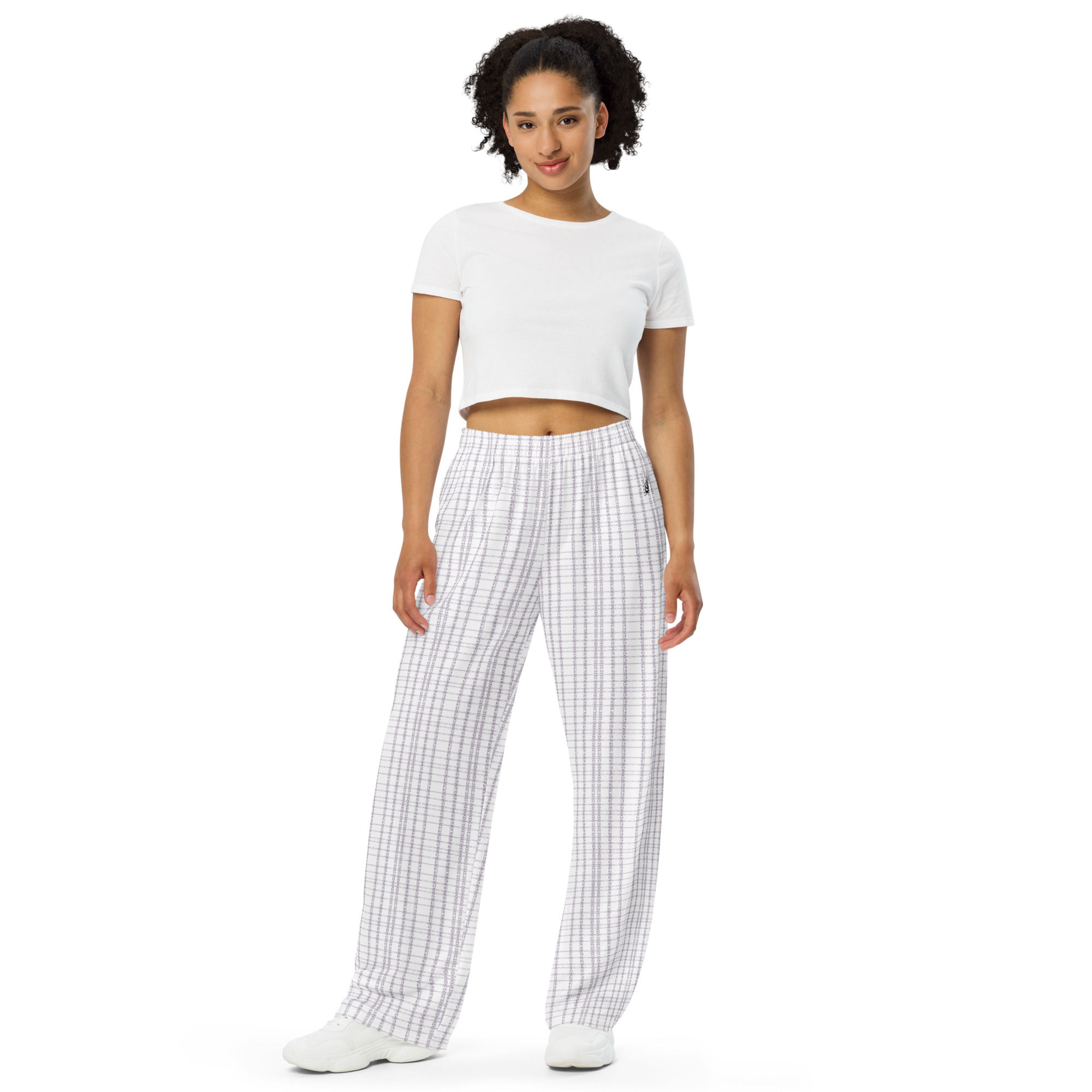 GP-Purple All-over print unisex wide-leg pants