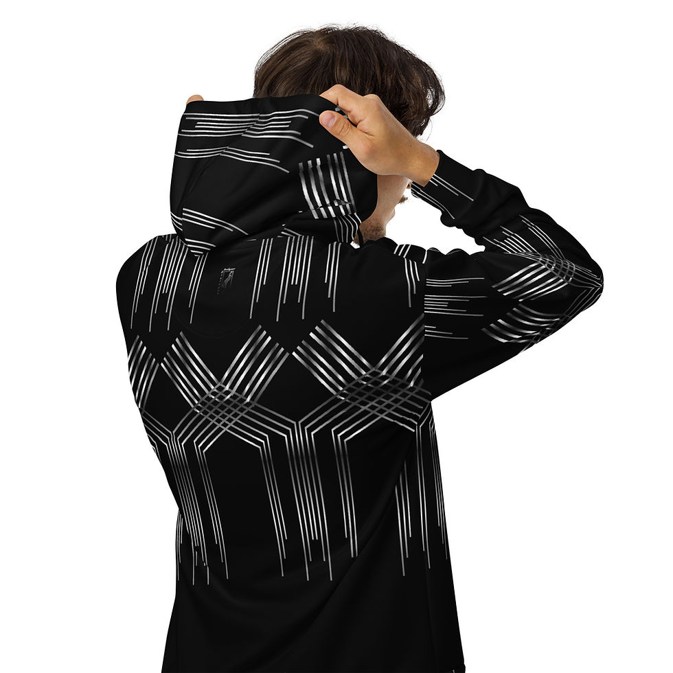 サムネイル： LCH-Chrome Unisex zip hoodie