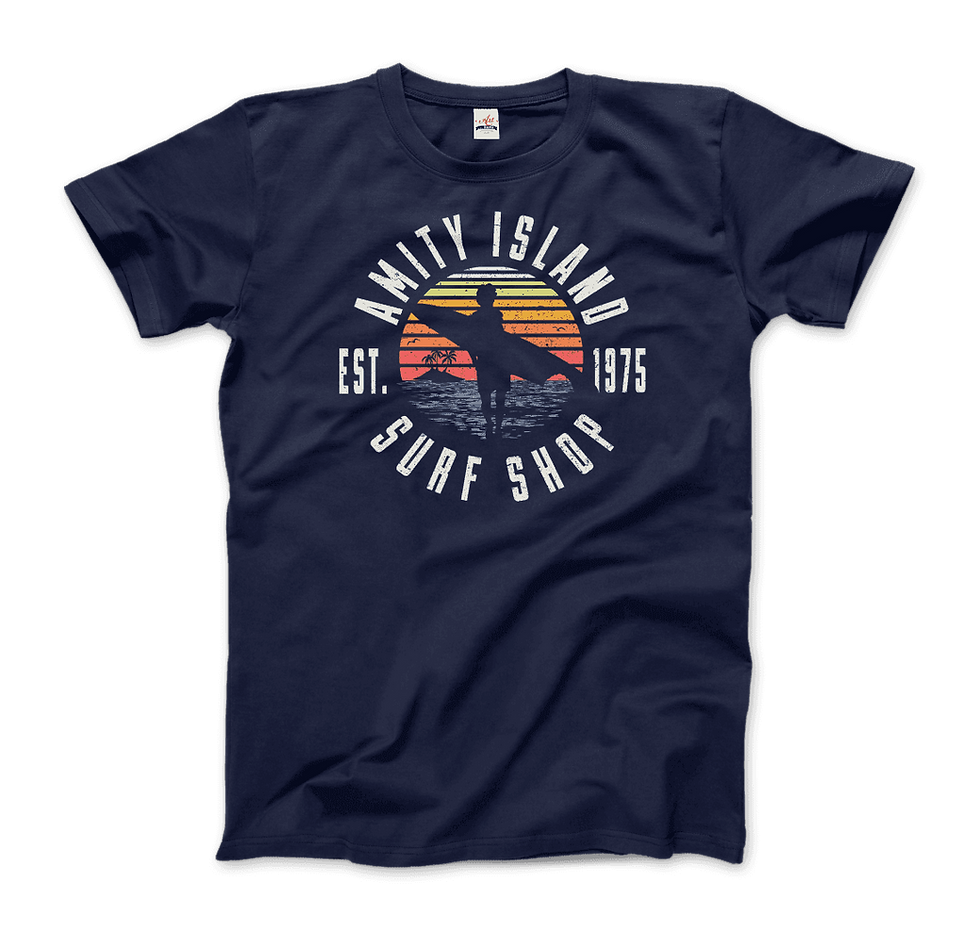 サムネイル： Amity Island Surf Shop, Jaws T-Shirt