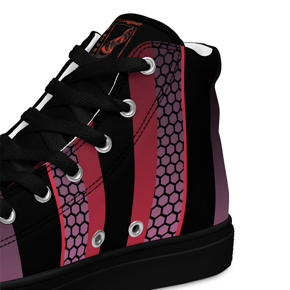 Thumbnail: Geo 173 Men’s high top canvas shoes