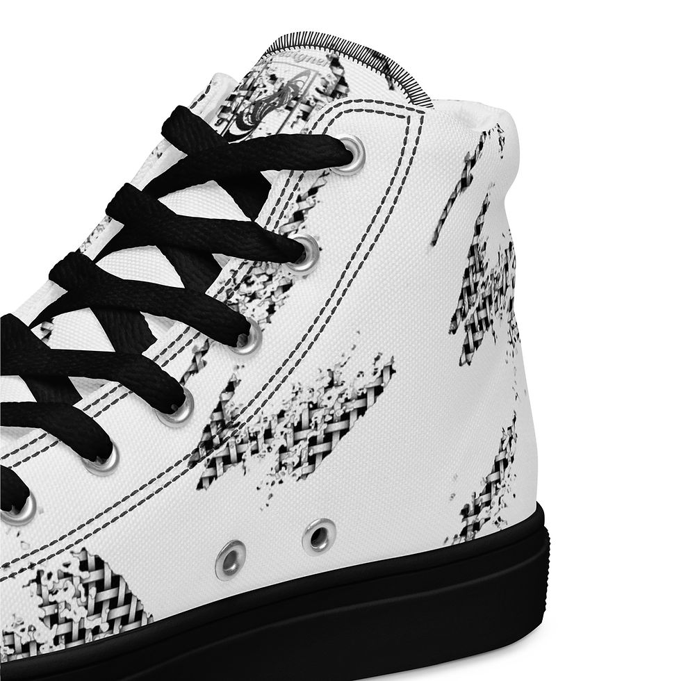 サムネイル： Scratch & Weave Women’s high top canvas shoes